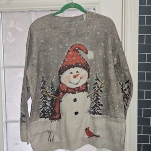 Festive Snowman Sweater
